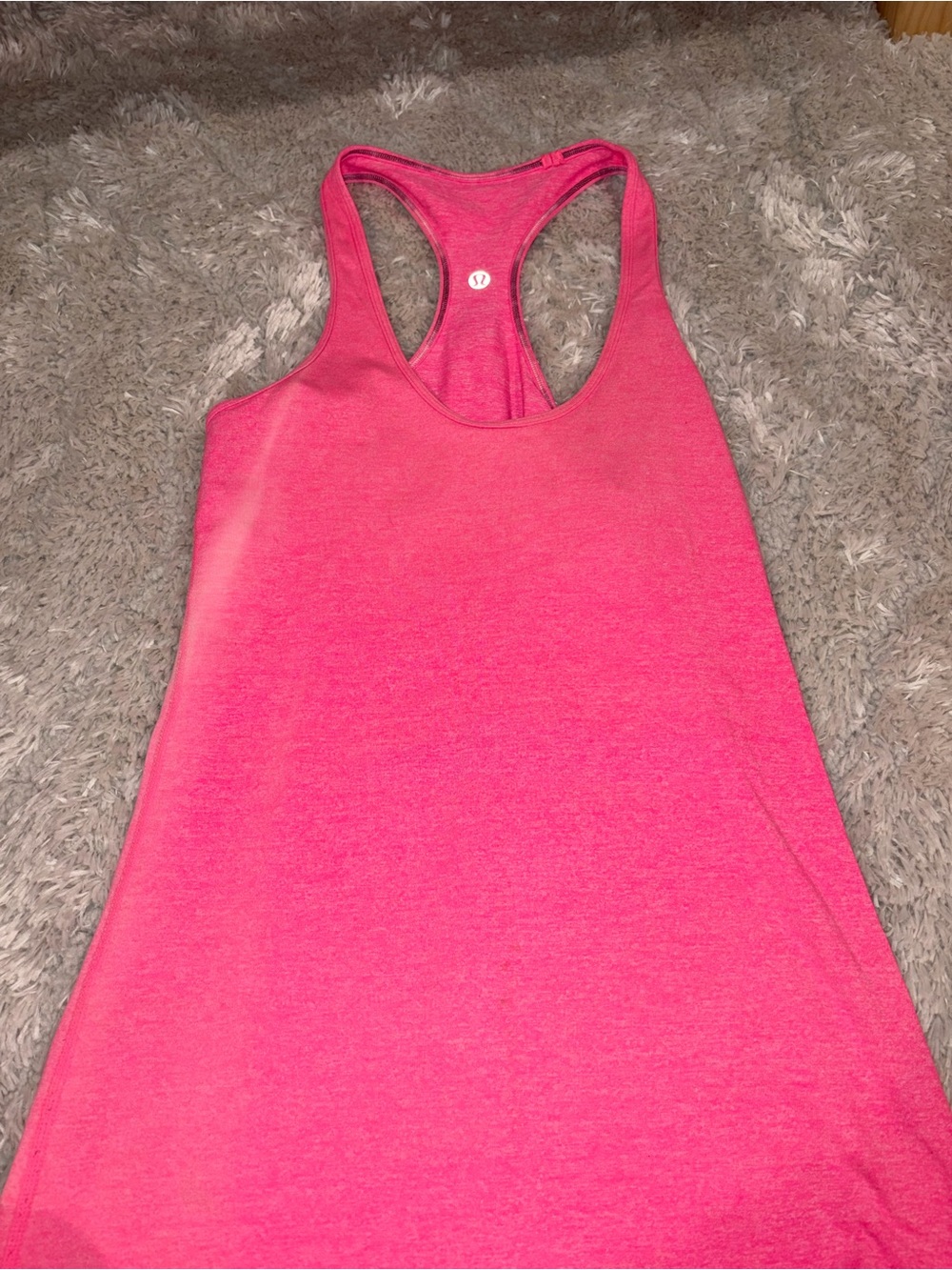 lululemon athletica Bright Pink Racerback Tank